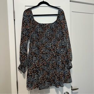 Floral Long Sleeve Dress